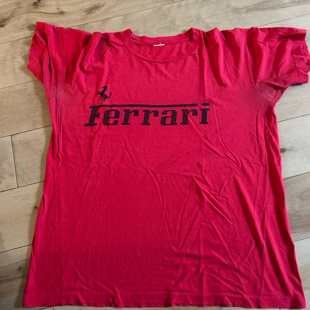 Vintage Ferrari Red Graphic T-Shirt